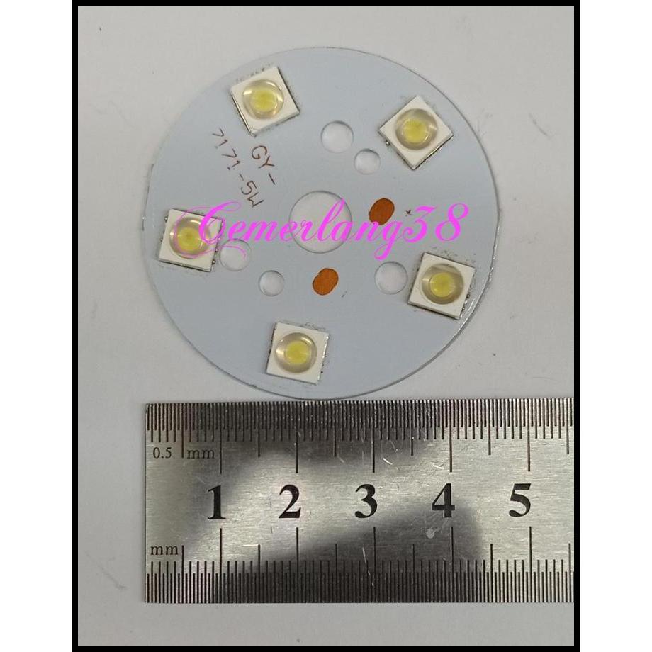 DISKON HPL 5W/HIGH POWER LED 5 WATT HSLH WHITE/PUTIH + PCB HEATSINK
