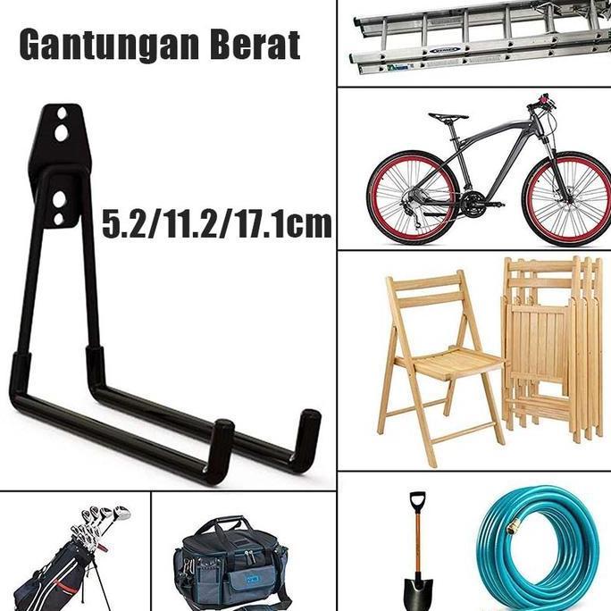 Gantung Sepeda Dinding Heavy Duty Gantungan Alat Breket Sepeda Dinding Cantolan Sepeda Storage Hooks