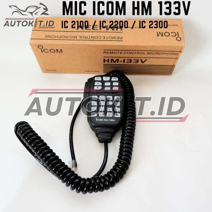 TERBARU - MIC ICOM HM 133V MIK ICOM HM133 HM 133 EXTRAMIC IC 2200 2300 2300H