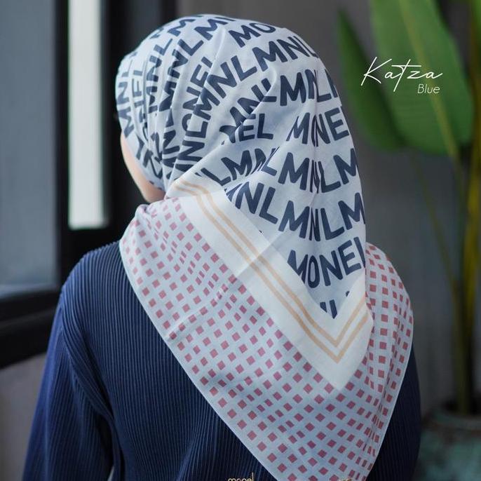 Monel - Hijab / Kerudung Segi empat Printing Motif - Katza