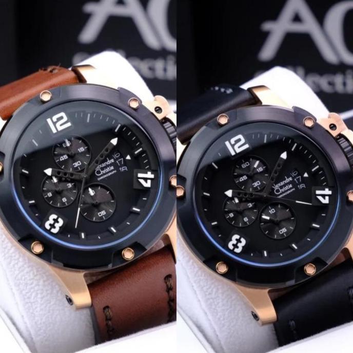 ALEXANDRE CHRISTIE AC6295 MC / AC 6295 MC ROSEGOLD BLACK