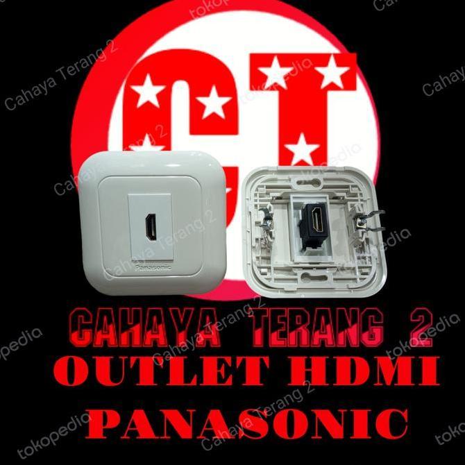 BEBAS ONGKIR - Outlet hdmi Panasonic Faceplate HDMI/Port HDMI Panasonic