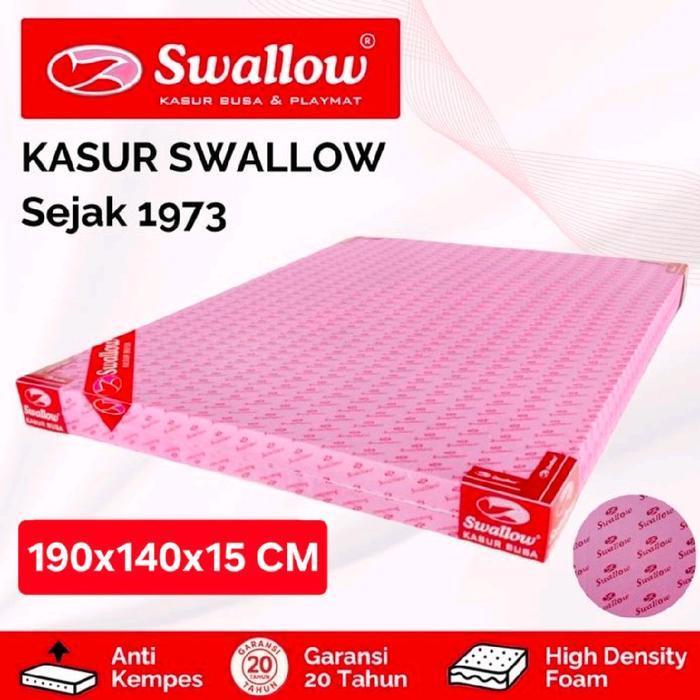 SWALLOW KASUR BUSA UKURAN 140x190 CM GARANSI 20 TAHUN