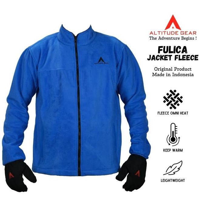 Altitude Gear Fulica Jaket Gunung Polar Fleece Thermal - Jaket Outdoor Pria Wanita