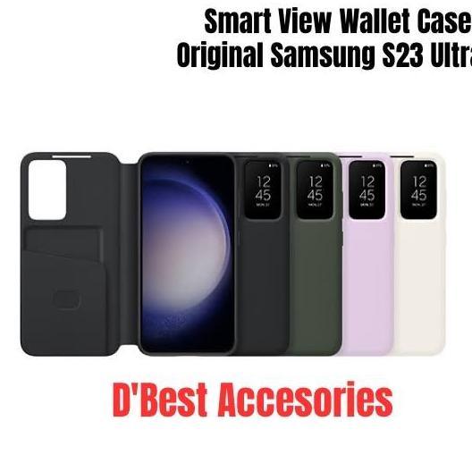 NEW Smart View Wallet Case Samsung S23 Ultra Original Cover