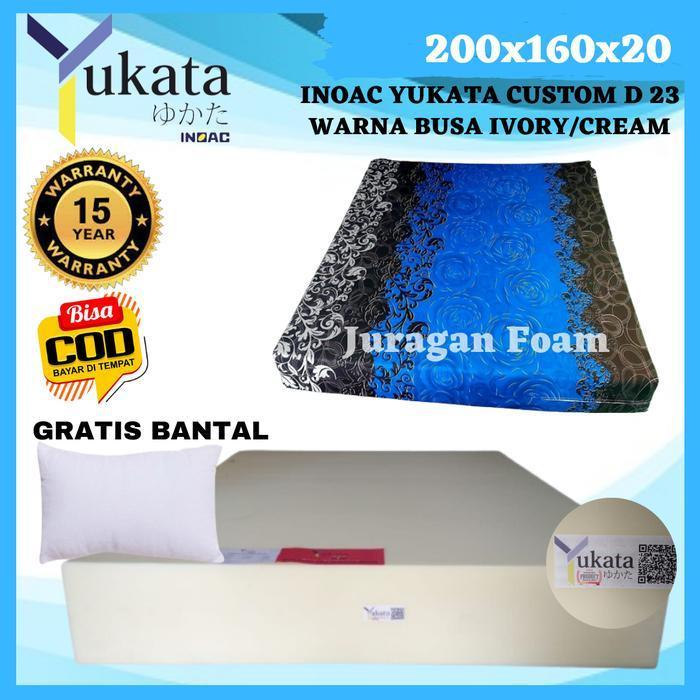 Kasur Inoac Yukata Custom No 2 uk 200x160x20 cm Ori Garansi 15 Tahun