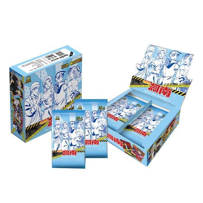 COKRODJOYO 150Pcs Kartu Anime Detective Conan Little Dinosaur Photocard Detective Conan Shinichi Kud