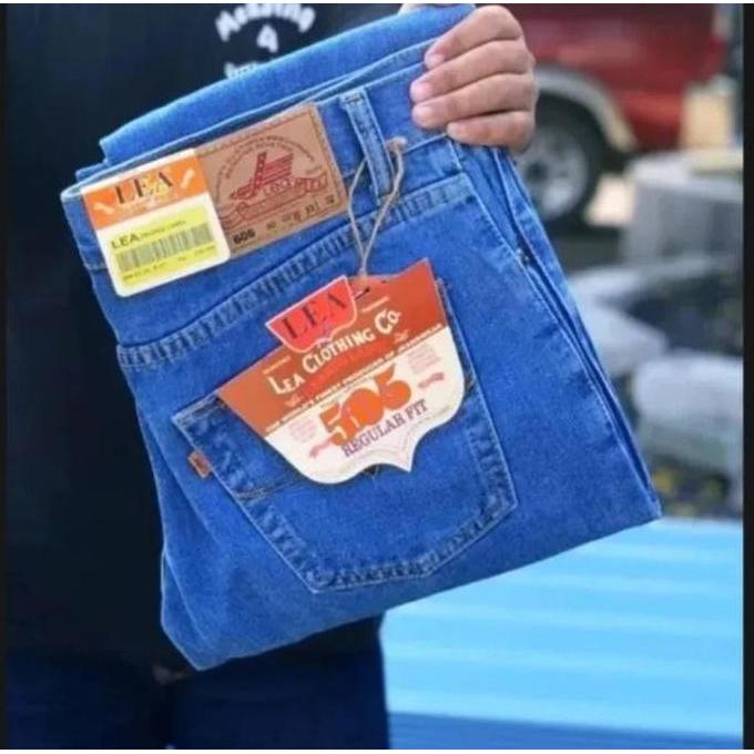 Celana Jeans Pria Lea 606 Standar Reguler Original Denim/Celana Jeans Standar Pria/Celana Jeans Pria