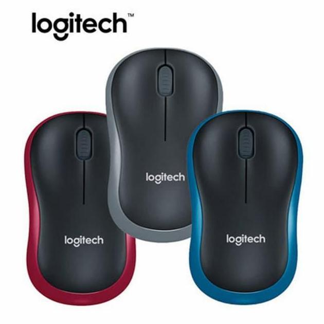 TERMURAH - Mouse Wireless Logitech M185 Logitech Mouse Wireless M185 New Original