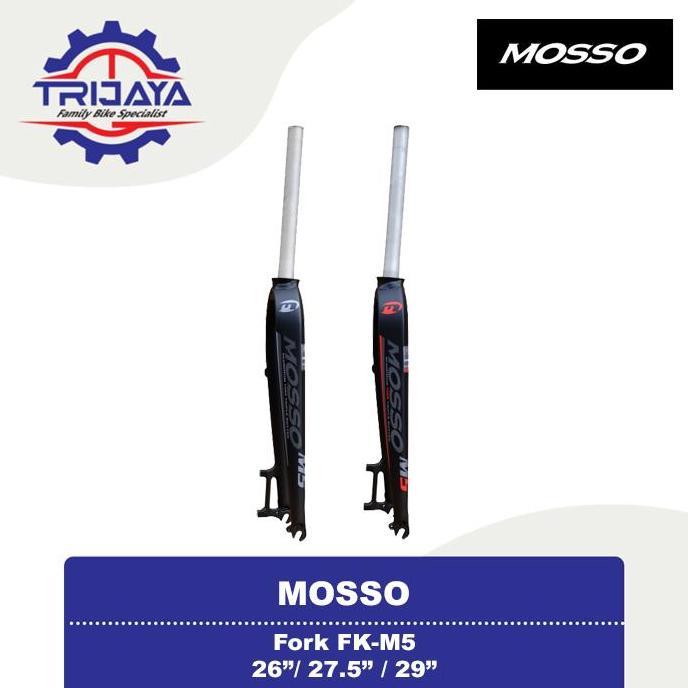 Bikes Mosso M5 Fork Rigid Disc Brake Fork Sepeda 26 / 27.5 / 29 Inch
