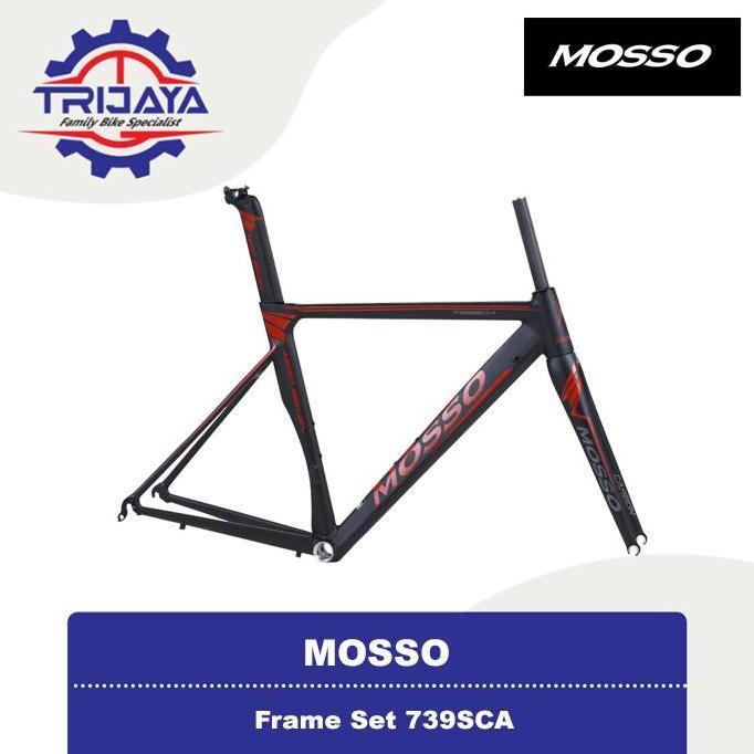Bikes Mosso 739Sca Frame Set Sepeda Aero [700C] Alloy Frame Fork Carbon