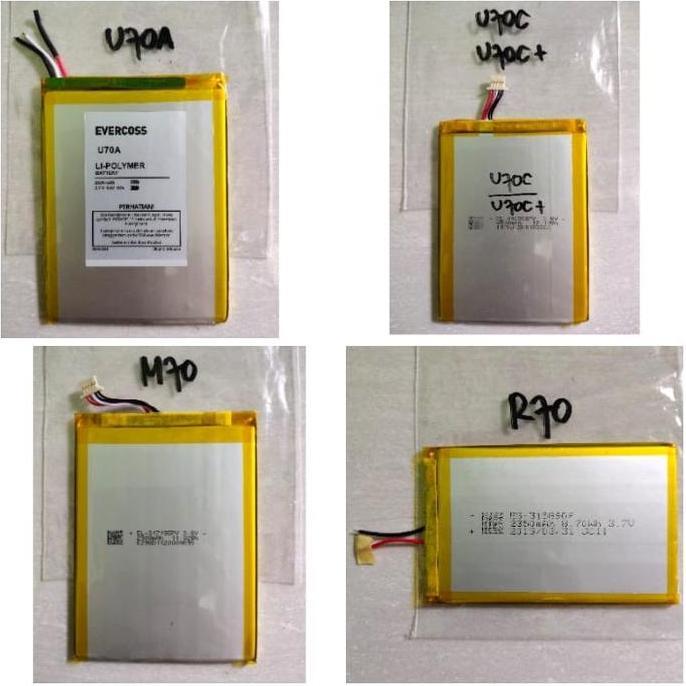 Batre tablet tab evercoss u70a / u70c / u70c plus / m70 / r70 ori