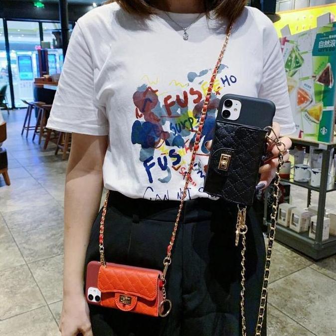 Casing Tali Tas Model dompe For Vivo S1 T1 Pro V11 V15 V17 V20 V21