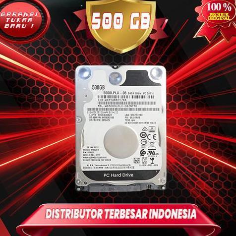 BEBAS ONGKIR - Hardisk Internal 500GB black Slim Laptop Notebook PS3 PS4 2,5 inchi