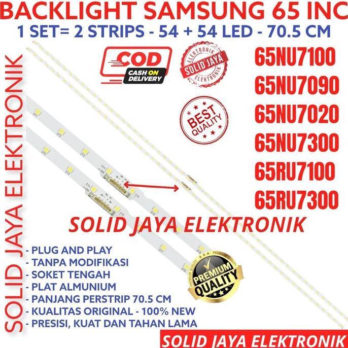 BEBAS ONGKIR - BACKLIGHT TV LED SAMSUNG 65 INC UA 65NU7100 65RU7100 65NU7020 65NU7090 65NU7300 65RU7