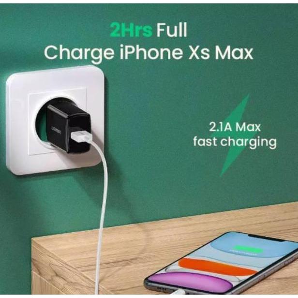 Ugreen Charger 10.5 Watt Support for IPhone 11 8 6 7 Plus X XR XS XR
