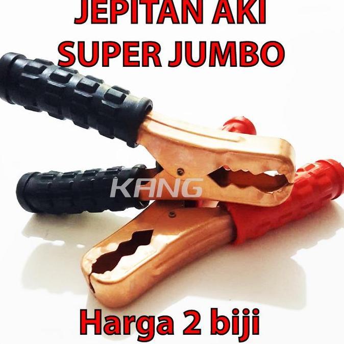 Jepitan Aki / Penjepit Accu Buaya Tembaga Jumbo