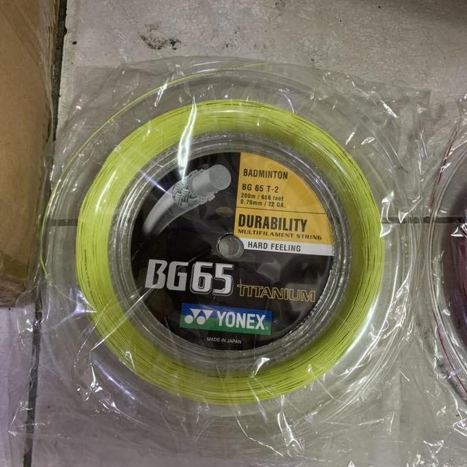 Senar Raket Badminton 65Ti 65 Titanium Roll