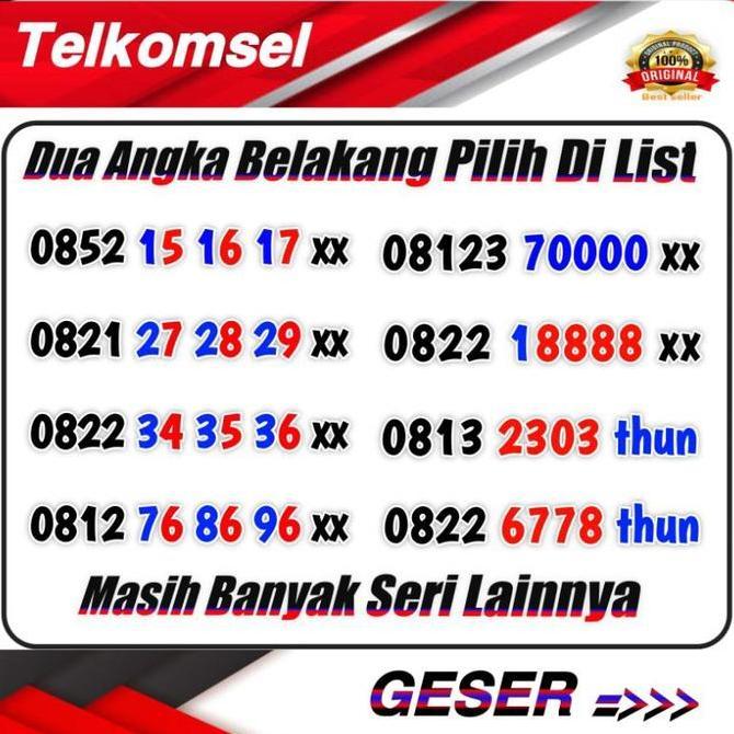 Nomor cantik Telkomsel Nomor cantik simpati kartu perdana simpati