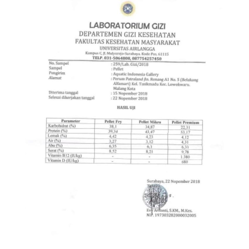 Altx- Pelet Ikan Cupang Betta Fish - Mikro Untuk Lubukan
