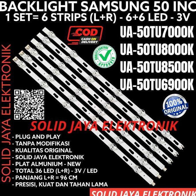 HOT DEAL - BACKLIGHT LED SAMSUNG 50 50TU7000 50TU8000 50TU8500 50TU6900 LAMPU BL