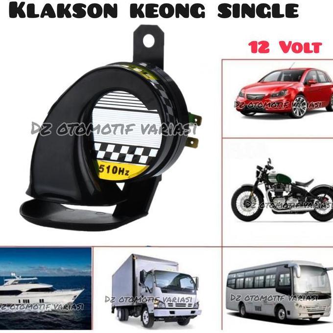 Klakson Keong Single / Single Horn / Klakson Keong Single Tone Universal Motor