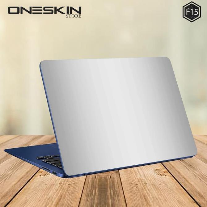 Garskin Laptop-Skin Laptop Macbook-Skin Laptop Toshiba -Silver Metalic