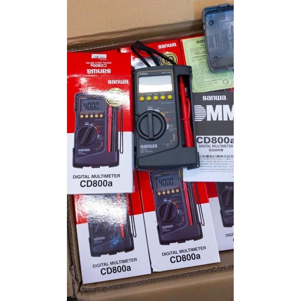 SANWA CD800A DIGITAL AVOMETER MULTITESTER ORI SANWA CD800 SANWA CD 800