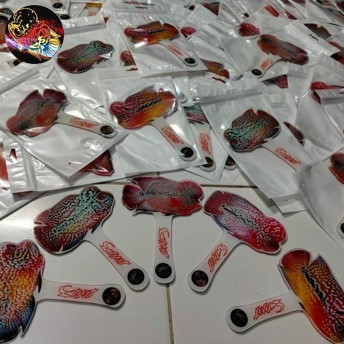 Altx- Wayang Louhan Wayangan Untulan Ikan Louhan Aclyric Tebal Besar