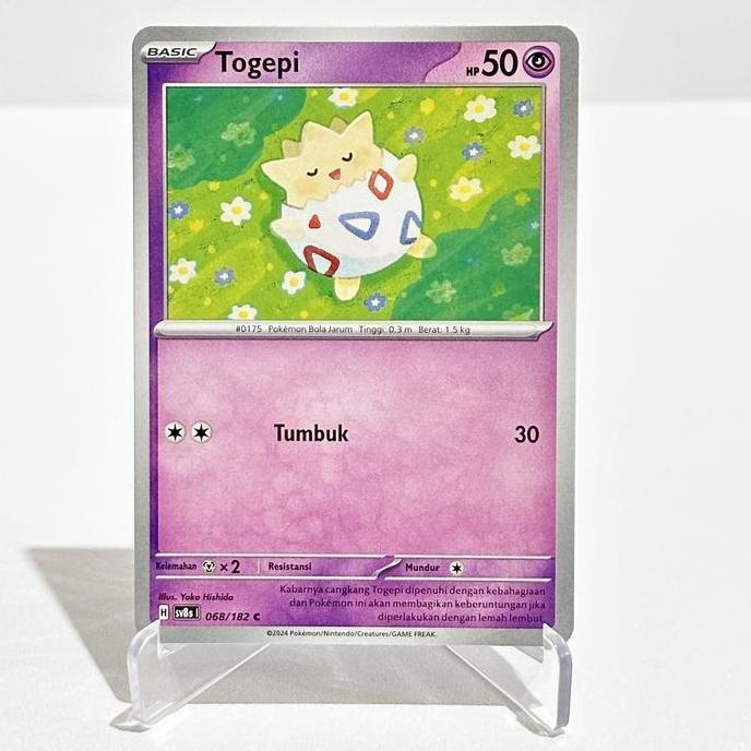 Kartu Pokemon Indonesia - Kilat Rasi - Togepi C 068/182