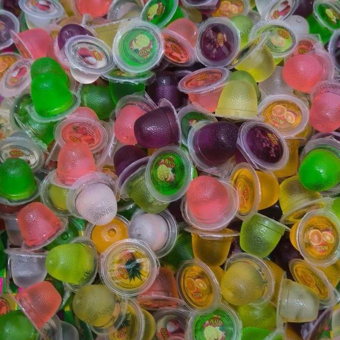 Exp 2027 1 Kg Jelly Inaco 1 kilo isi 66 Mix Rasa Buah Camilan Anak Jajan Lebaran Nata De coco Jeli J