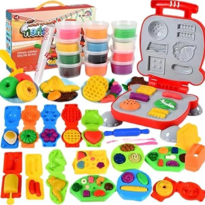 Mainan Edukasi Anak Play doh Maker / Playdoh Ice Cream / Food Maker