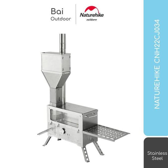 KOMPOR KAYU / HEATER / PEMANAS / TUNGKU CAMPING NATURHIKE CNH22CJ034