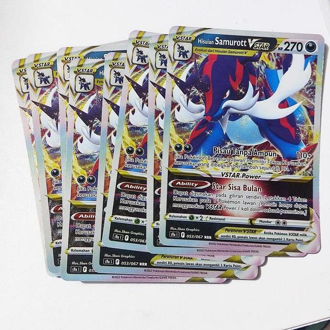 Hisuian Samurott VSTAR RRR 053/067 S9a - Kartu Pokemon Indonesia