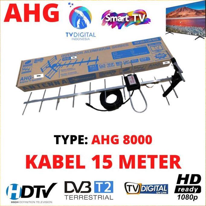 Youii- Antena Tv Digital Ahg 8000 / Antena Tv Outdoor Antenna Uhf Antena Tv