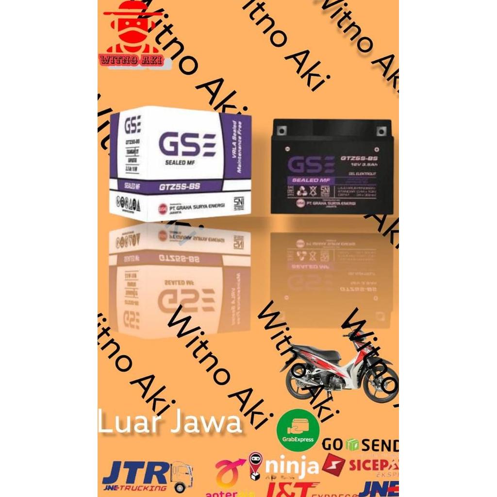 TERBARU - Aki Motor Yamaha Xeon RC Gtz5s GS E Aki Kering MF