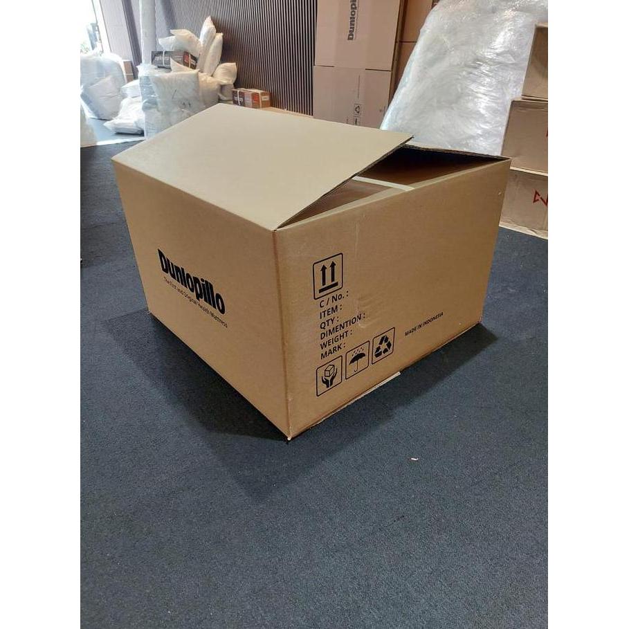 Picnpic- Dunlopillo Dus / Box Packing Coklat Polos Jumbo Tebal