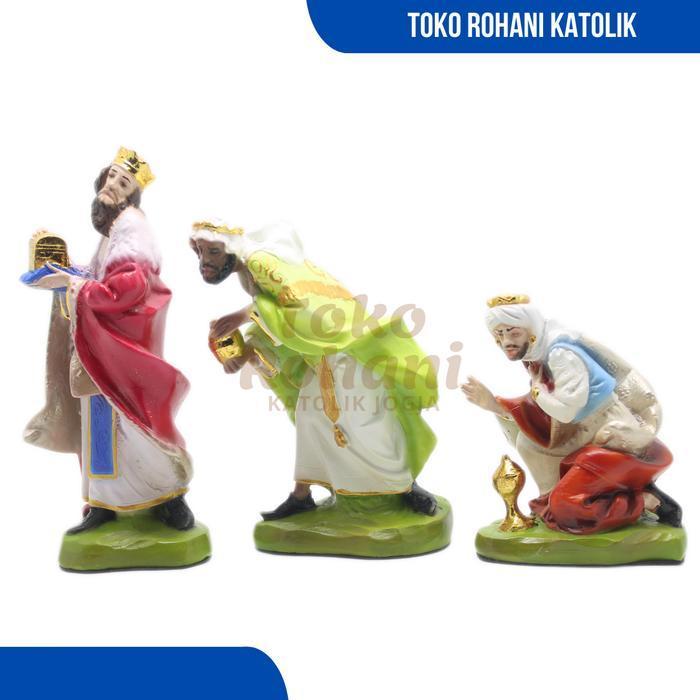 SET PATUNG NATAL 20 CM / HADIAH NATAL / NATIVITY SCANE / PATUNG TUHAN YESUS / PATUNG BUNDA MARIA /GE