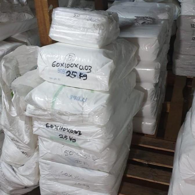 Picnpic- Kantong Plastik Bening Besar Ukuran 60X100 Cm - Pe 60X100Cm Tebal 0,5M