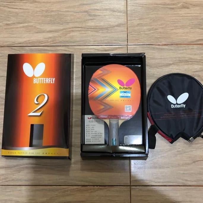 NEW Bet Pingpong Bat Tenis Meja Bat Pingpong Butterfly TBC 202 ORIGINAL
