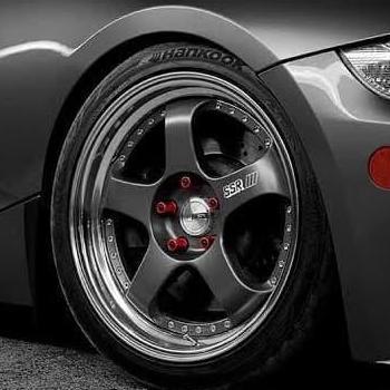 Stiker untuk velg SSR SP1 monochrome satu warna