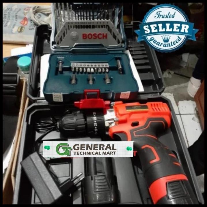 GRATIS ONGKIR BOR IMPACT CORDLESS XENON CDID700 & MATA BOR SET BOSCH 