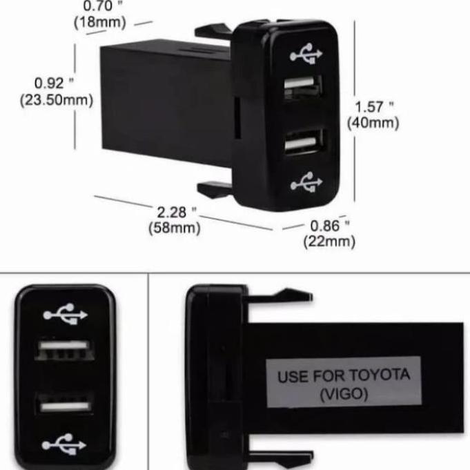soket USB mobil Toyota