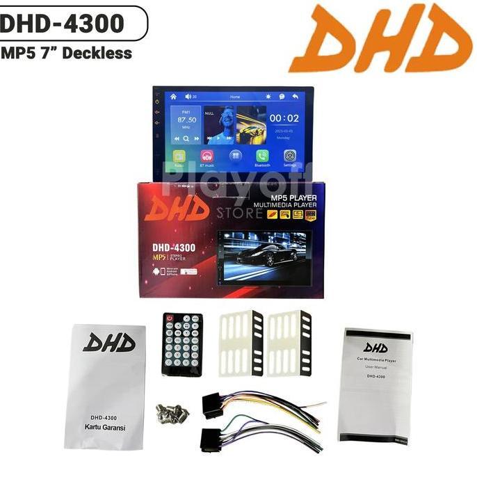 DHD-4300 TV Mobil Bluetooth Head Unit Double din Universal Mirror Link