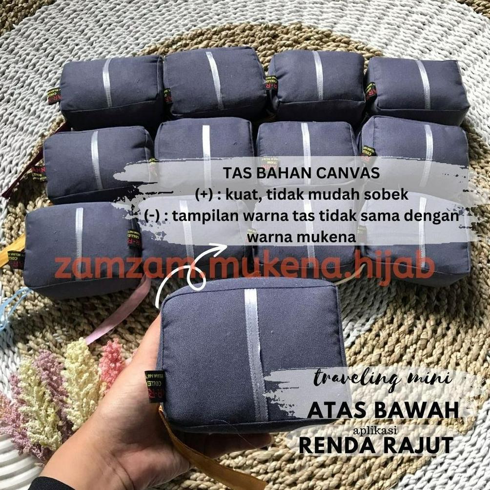 ig Promo Ramadhan Mukena Travel Mini Polos Size Jumbo | Mukena Traveling Terkecil Seukuran HP