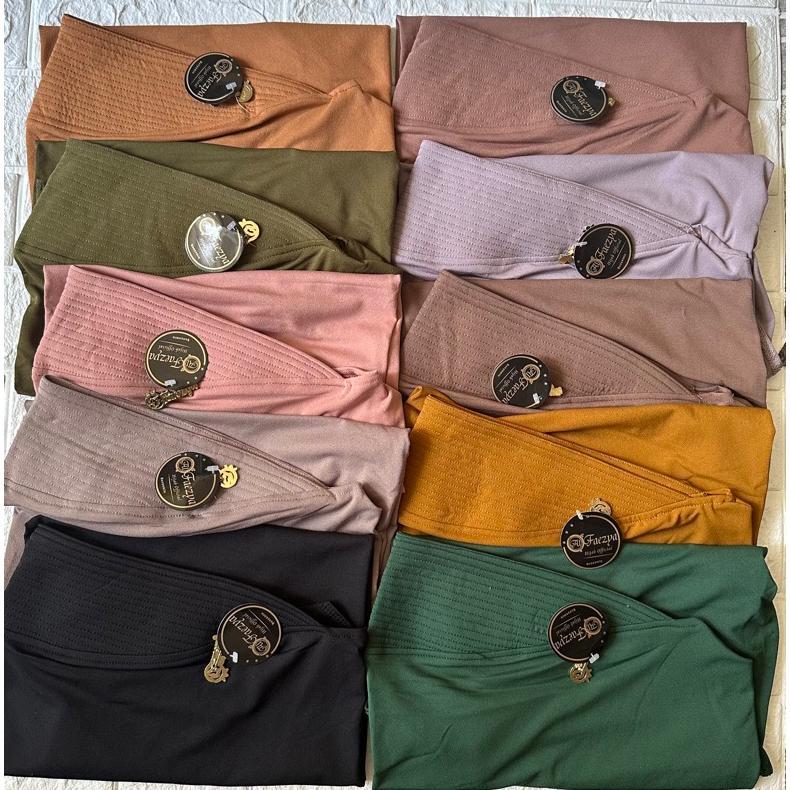 Best Seller 855 JILBAB AL FAEZYA SOFTPED FLOW POLA OVAL DEX SPORTY NUTUP DADA DEWASA TANGGUNG SIZE S