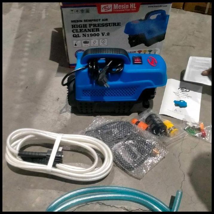 TERBARU HL ALAT MESIN CUCI MOBIL MOTOR AC HIGH PRESSURE JET CLEANER HL QL-1900 CAR 220V 380 L/H 70 B