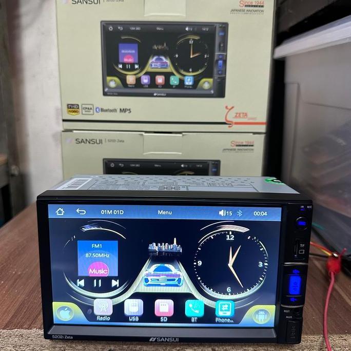 Head Unit Deckless Sansui 7 Inch Sa5201I Support Apple Carplay