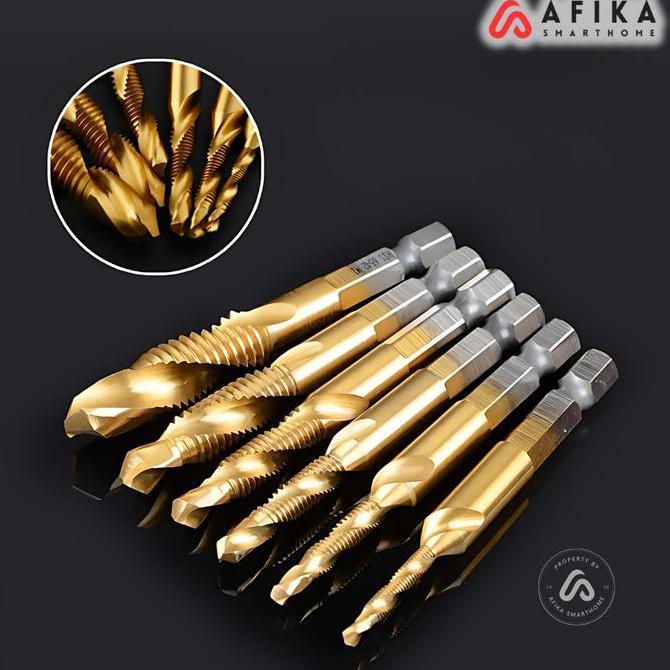 VINRYSA Mata Bor Drill Bit Countersink HSS Enam Jenis Mata Bor