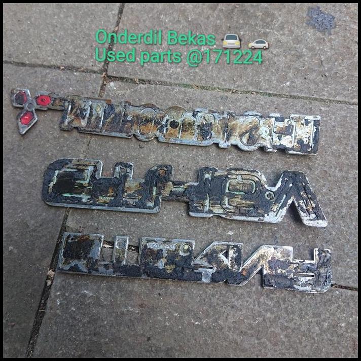 TERBARU EMBLEM BAGASI MITSUBISHI ETERNA GTI 